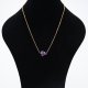 Natural Stone Crystal Ore Pendant Necklace